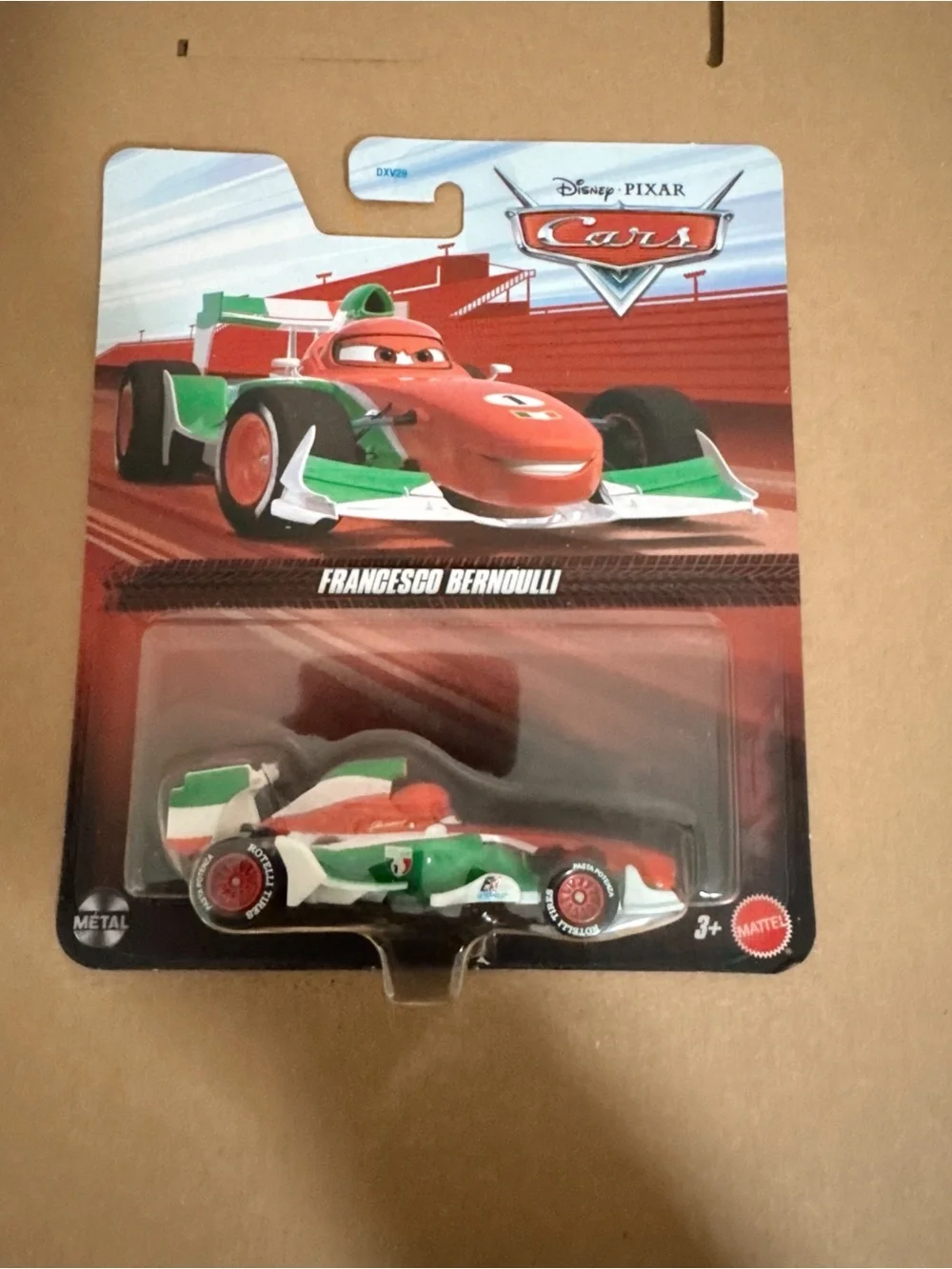 Mattel Cars Francesco Bernoulli Die-Cast - Red, Green & White